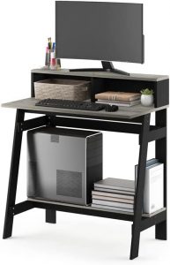 furinno simplistic a frame computer desk