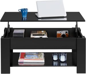 yaheetech lift top coffee table