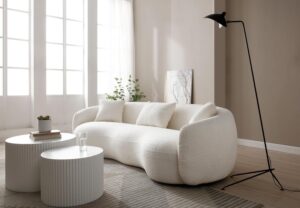 93.6 modern boucle curved sofa 02