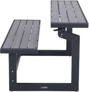 LIFETIME 60253 outdoor convertible garden bench02