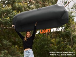 inflatable couch air lounger chair light weight