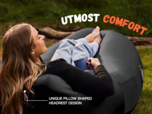 inflatable couch air lounger chair utmost comfort