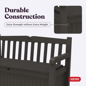 keter solana 70 gallon storage bench dureableconstruction