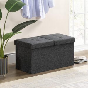 otto ben storage ottoman upholstered tufted bench