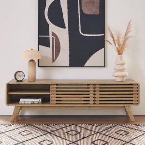 wooden tv stand up to 65 inch 1