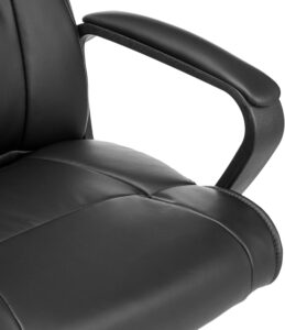 amazon basics mid back leather office chair 3